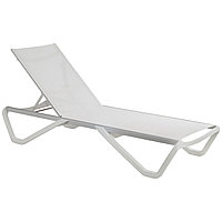 Шезлонг для бассейна Aquaviva Wave (1910х715х300 мм) белый