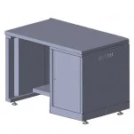 V6-1500 T ESD HPL (цвет RAL 7035) — верстак антистатический с тумбой (ЛДСП с антистатическим HPL пла ...