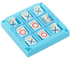 Игра-стратегия на логику карманная «Крестики-нолики» (Голубой)