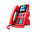 IP телефон Fanvil X5U (красный), фото 2