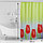 Водонепроницаемая шторка для ванной тканевая Miranda 180x200 см тюльпаны, фото 2