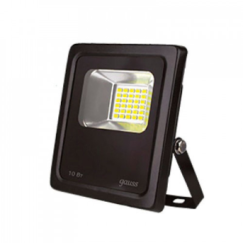 Прожектор светод.Gauss LED 10W COB 118*141*40 mm IP65 6500K черный