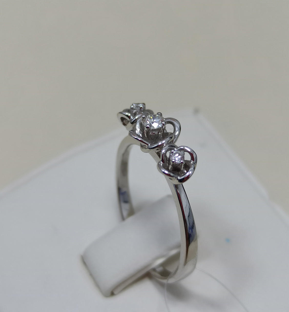 Кольцо с бриллиантами / 18 размер ( Шоурум ) - фото 3 - id-p76805754