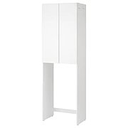 Шкаф для стиральной машины ФИСКОН белый 64x40x203 см ИКЕА, IKEA