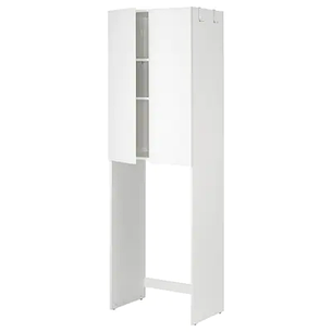 Шкаф для стиральной машины ФИСКОН белый 64x40x203 см ИКЕА, IKEA, фото 2