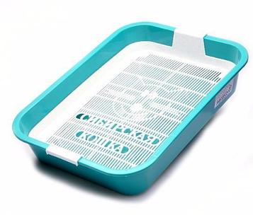 Туалет для кошек с сеткой Сибирская кошка