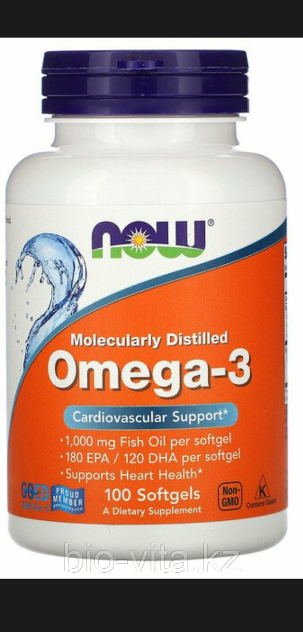 Омега 3 Omega 3 1000 мг 100 капсул.