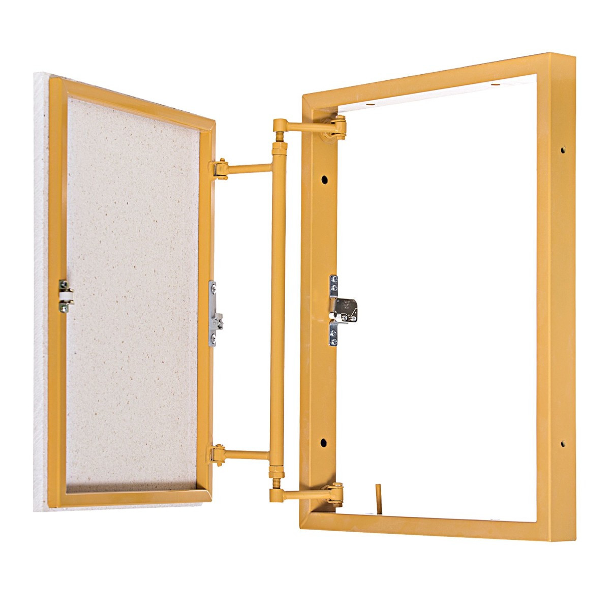 Скрытый люк стальной нерегулируемый, нажимной размер 40*25 см, фото 1