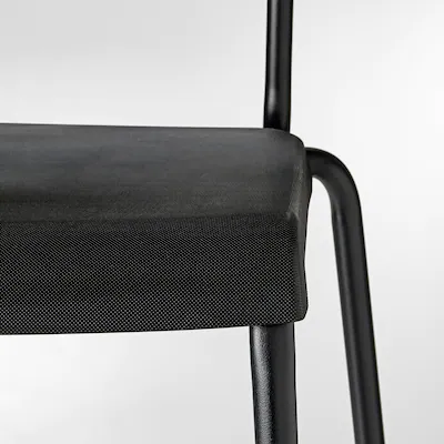Стул барный СТИГ 74 см черный/черный ИКЕА, IKEA - фото 8 - id-p4639318