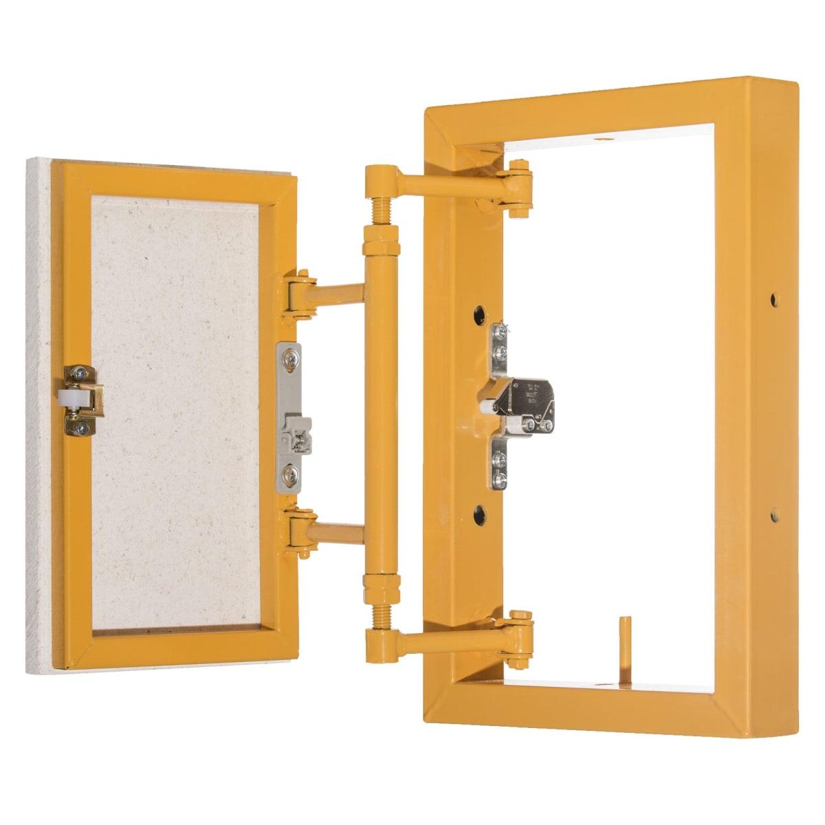 Скрытый люк стальной регулируемый, нажимной размер 50*70 см, фото 1