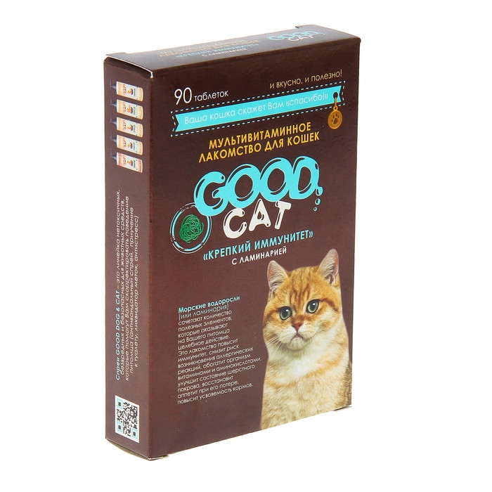 Good Cat Крепкий иммунитет лакомство для кошек