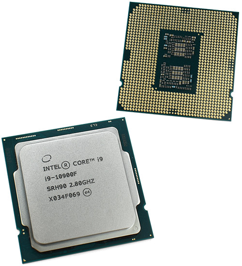 Процессор Intel Сore i9-10900F, 2.8GHz (Comet Lake, 5.2), 10C/20T, 20 MB L3, 65W, Socket1200, oem - фото 1 - id-p88219343