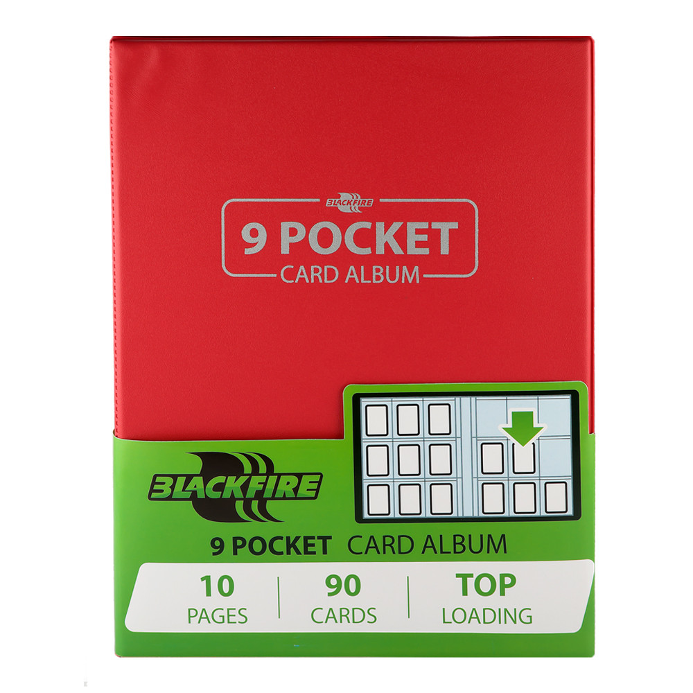 Blackfire 9 Pocket Card Album - Red - фото 2 - id-p87961230