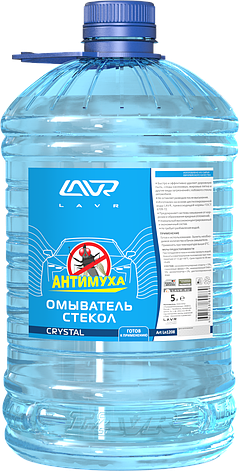 Омыватель стекол "Анти-муха" Crystal LAVR Glass Washer Anti Fly 5л, фото 2