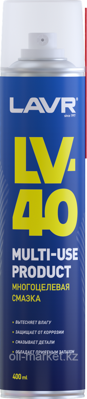 Многоцелевая смазка LV-40 LAVR Multipurpose grease LV-40 400 мл (аэрозоль)