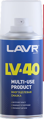 Многоцелевая смазка LV-40 LAVR Multipurpose grease LV-40 210 мл (аэрозоль), фото 1