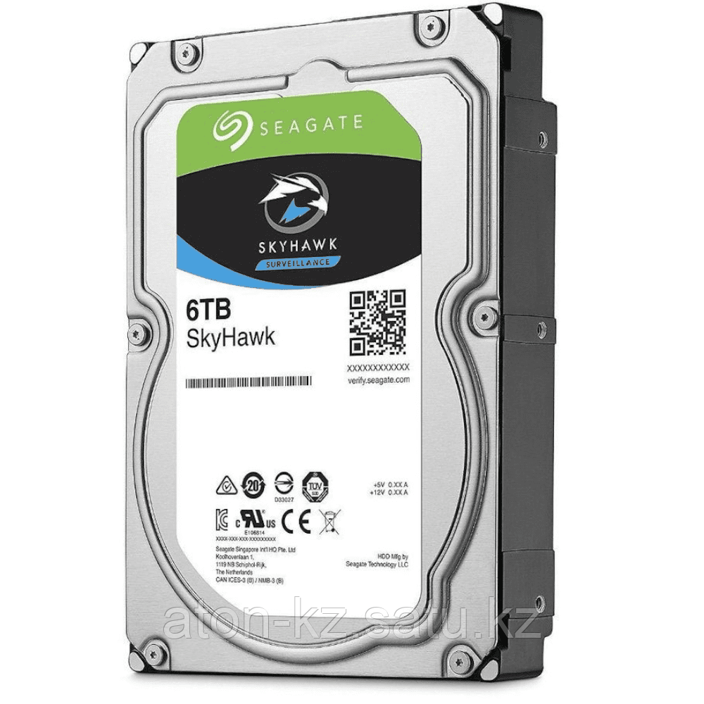 Жесткий диск для видеонаблюдения 6Tb Seagate Surveillance SkyHawk SATA 6G3,5 7200rpm 128Mb ST6000VX001