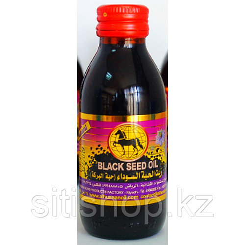 Масло черного тмина "Черный конь" Black Seed Oil Alhussan (125 мл, Саудовская Аравия)