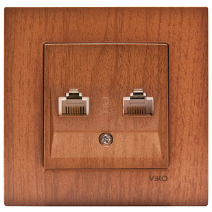 ЭЛЕКТРИЧЕСКИЙ ДВОЙНАЯ КОМПЬЮТЕРНАЯ РОЗЕТКА NOVELLA CEVIZ