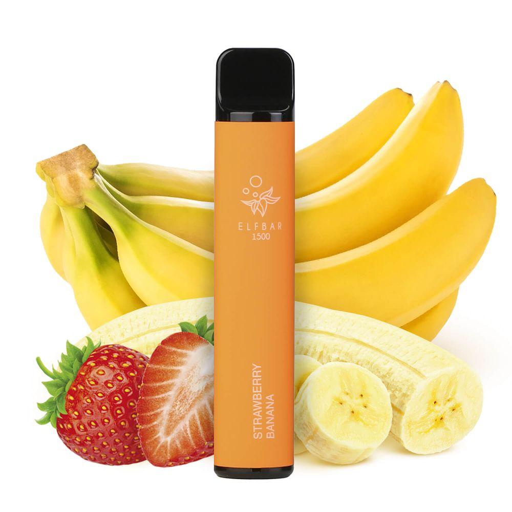 Elf Bar 800 Strawberry Banana - Клубника и банан