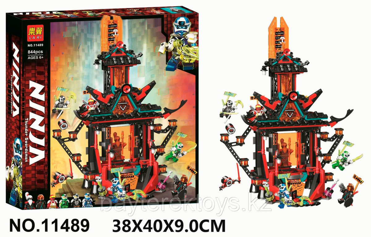 Конструктор Императорский храм Безумия LARI 11489 аналог LEGO Ниндзяго 71712