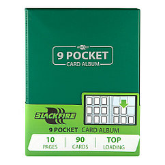 Blackfire 9 Pocket Card Album - Green