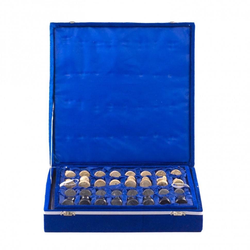 Каменные шахматы "Статус" доска 30х30 см камень ракушечник мрамор 121661 - фото 7 - id-p91393564
