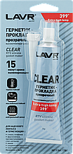 Герметик-прокладка прозрачный высокотемпературный LAVR Clear, 70 г