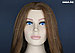 Голова-манекен AEON каштан волос натуральный 100% 60 см, фото 5