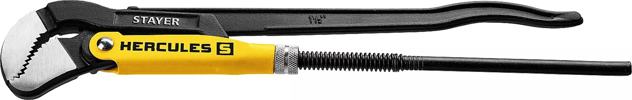 Ключ трубный HERCULES-S, STAYER №2, изогнутые губки, серия "Professional" (27311-2_z01)
