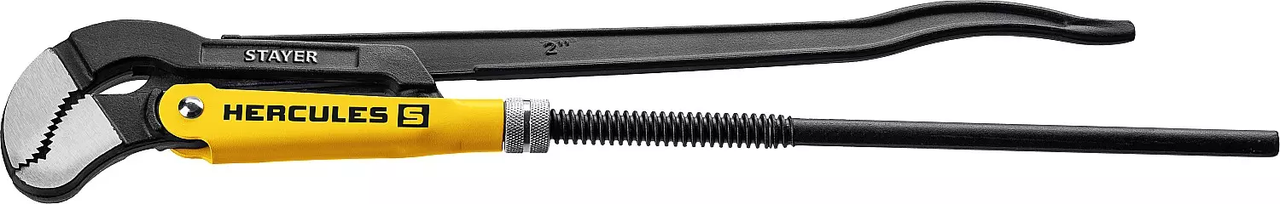 Ключ трубный HERCULES-S, STAYER №3, изогнутые губки, серия "Professional" (27311-3_z01)