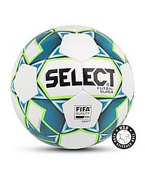Мяч футзальный FUTSAL SUPER FIFA №4, бел/син/зел Select