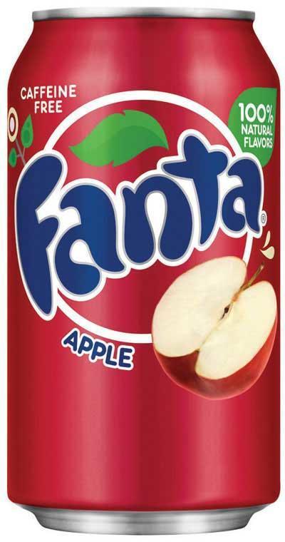 Fanta Apple красная яблоко 355 мл