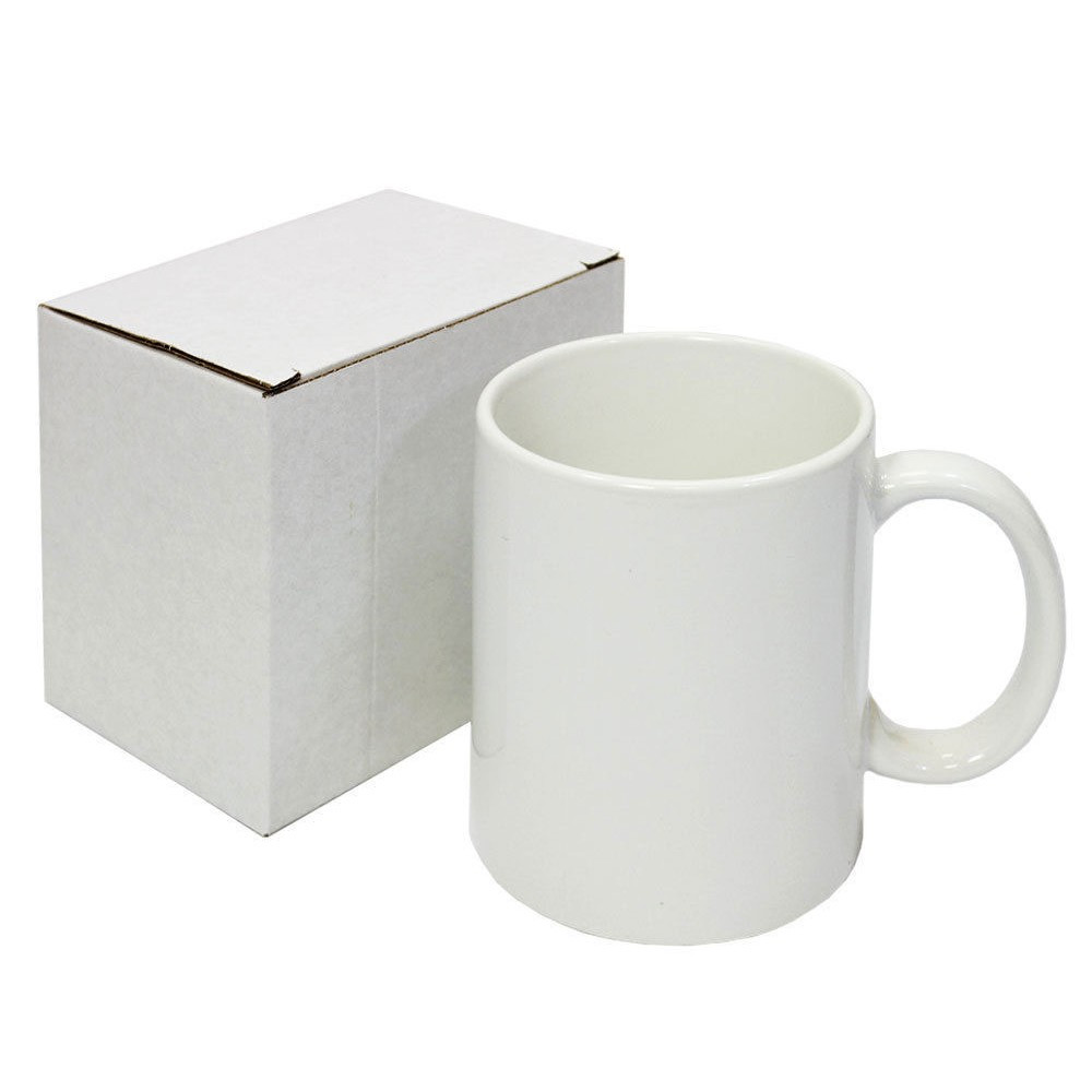 Белая коробочка для стандартных кружек 11 OZ