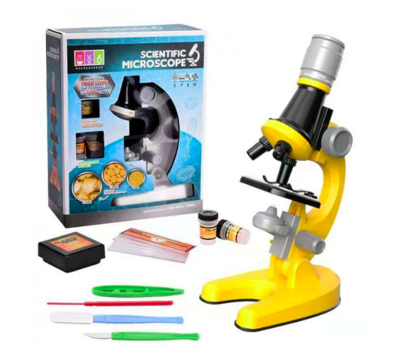 Набор для опытов с микроскопом Scientific Microscope «Юный биолог» кратность до х1200