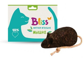 Игрушка Bliss с кошачей мятой Мышка ЦБ-3071