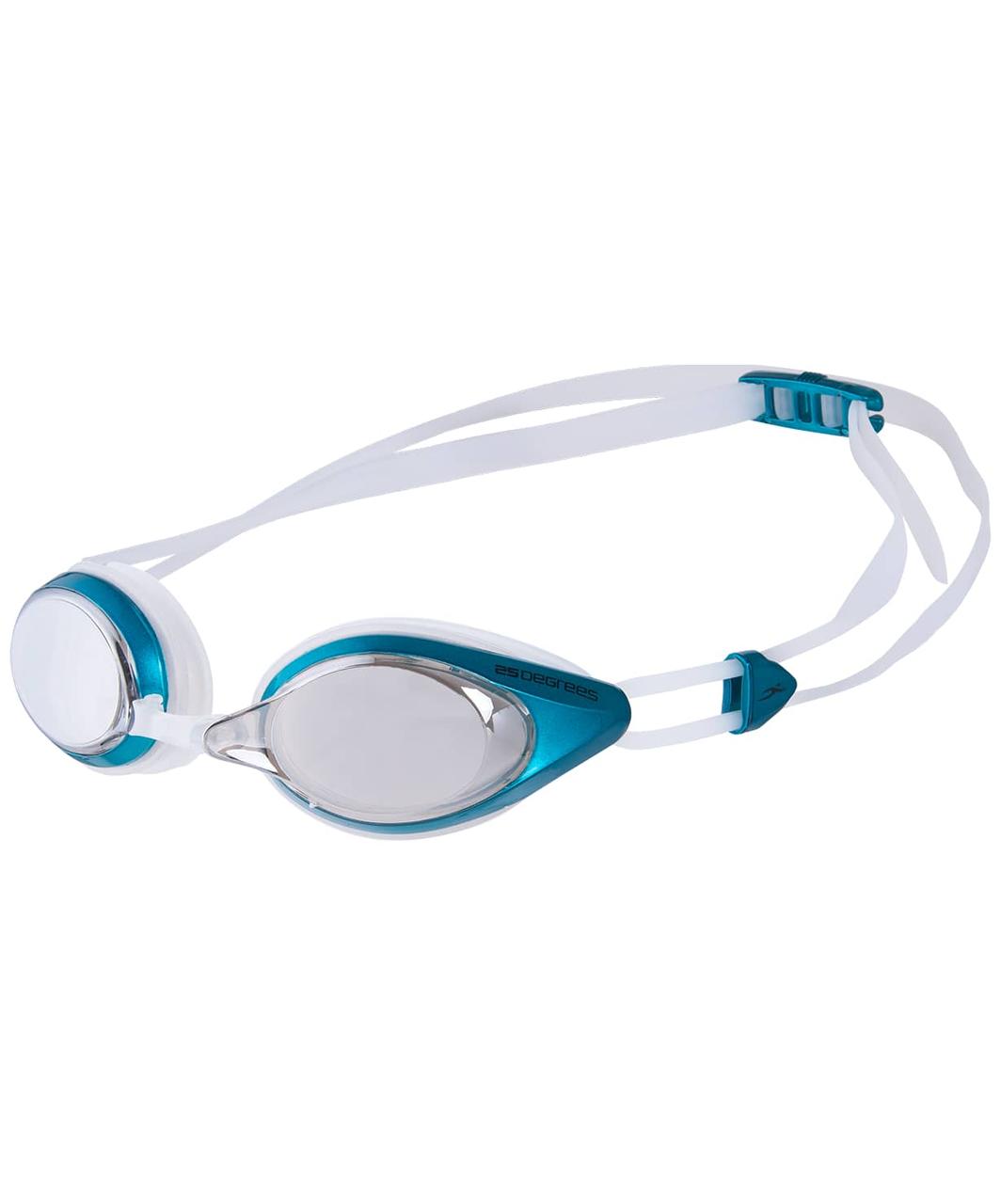 Очки для плавания Pulso Mirrored White/Blue 25Degrees