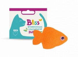 Игрушка Bliss с кошачей мятой Рыбка ЦБ-3070