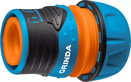 Соединитель быстросъёмный для шланга TL-12, GRINDA 1/2", с запирающим механизмом, из ударопрочного пластика с, фото 2
