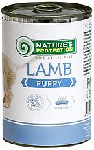 246271 Nature’s Protection Puppy Lamb, влажный корм для щенков всех пород, ягнёнок, банка 400гр.