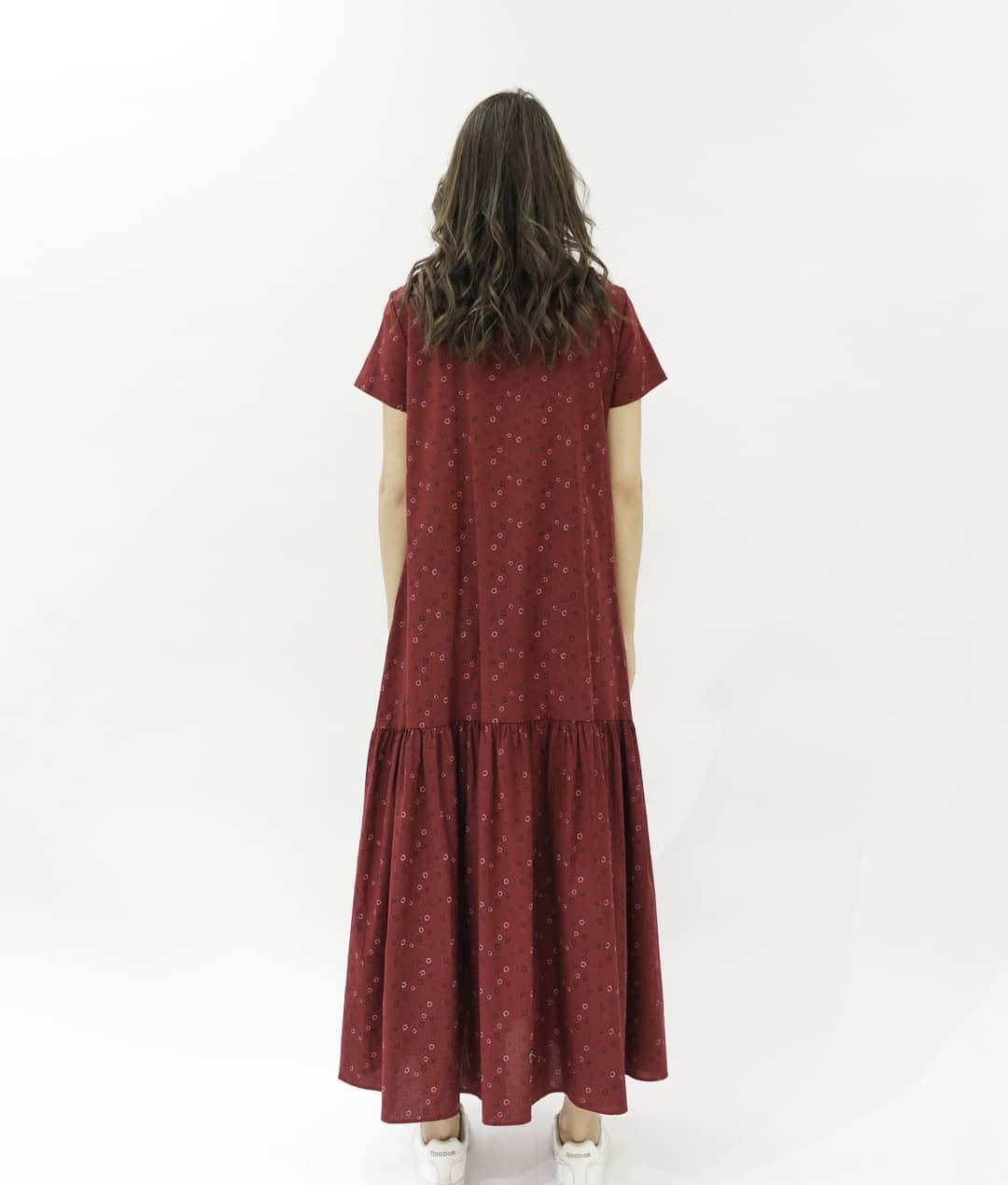 Платье Hanym (красное в горошек, 2021) - фото 4 - id-p91416513