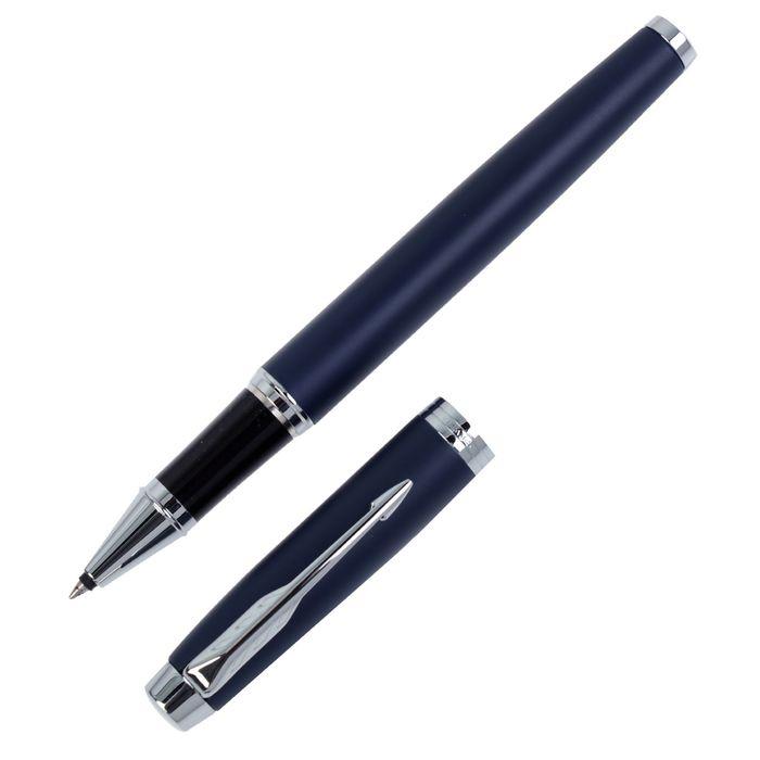 Ручка роллер Parker IM Core Matte Blue CT F, корпус синий матовый/ хром, чёрные чернила (1931661)