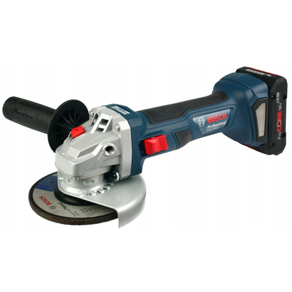 Аккумуляторная УШМ Bosch GWS 180-LI, 1 акк 4.0 Ач, ЗУ(06019H90R1)