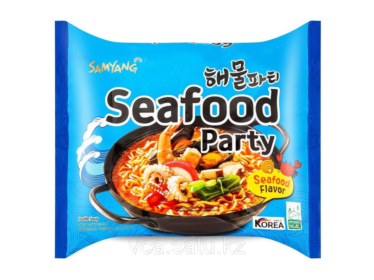 Рамен с морепродуктами Seafood party ramen