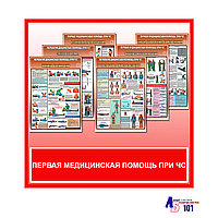 Плакаты "Первая медицинская помощь при ЧС"