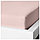 Простыня натяжная ДВАЛА 160х200 светло-розовый ИКЕА, IKEA, фото 2