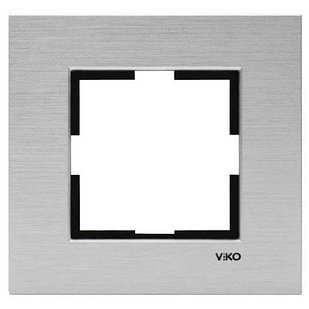 ЭЛЕКТРИЧЕСКИЙ МЕТАЛЛИЧЕСКАЯ ОДИНАРНАЯ ГОРИЗОНТАЛЬНАЯ РАМКА NOVELLA GUMUS VIKO