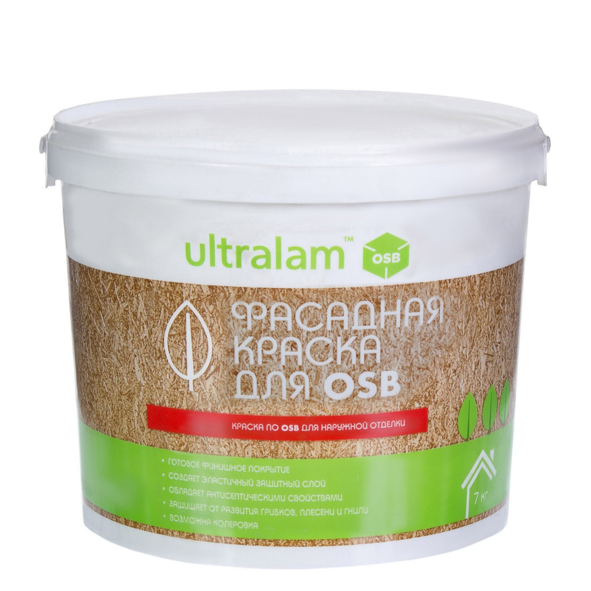 Ultralam - Фасадная краска для OSB 7 кг