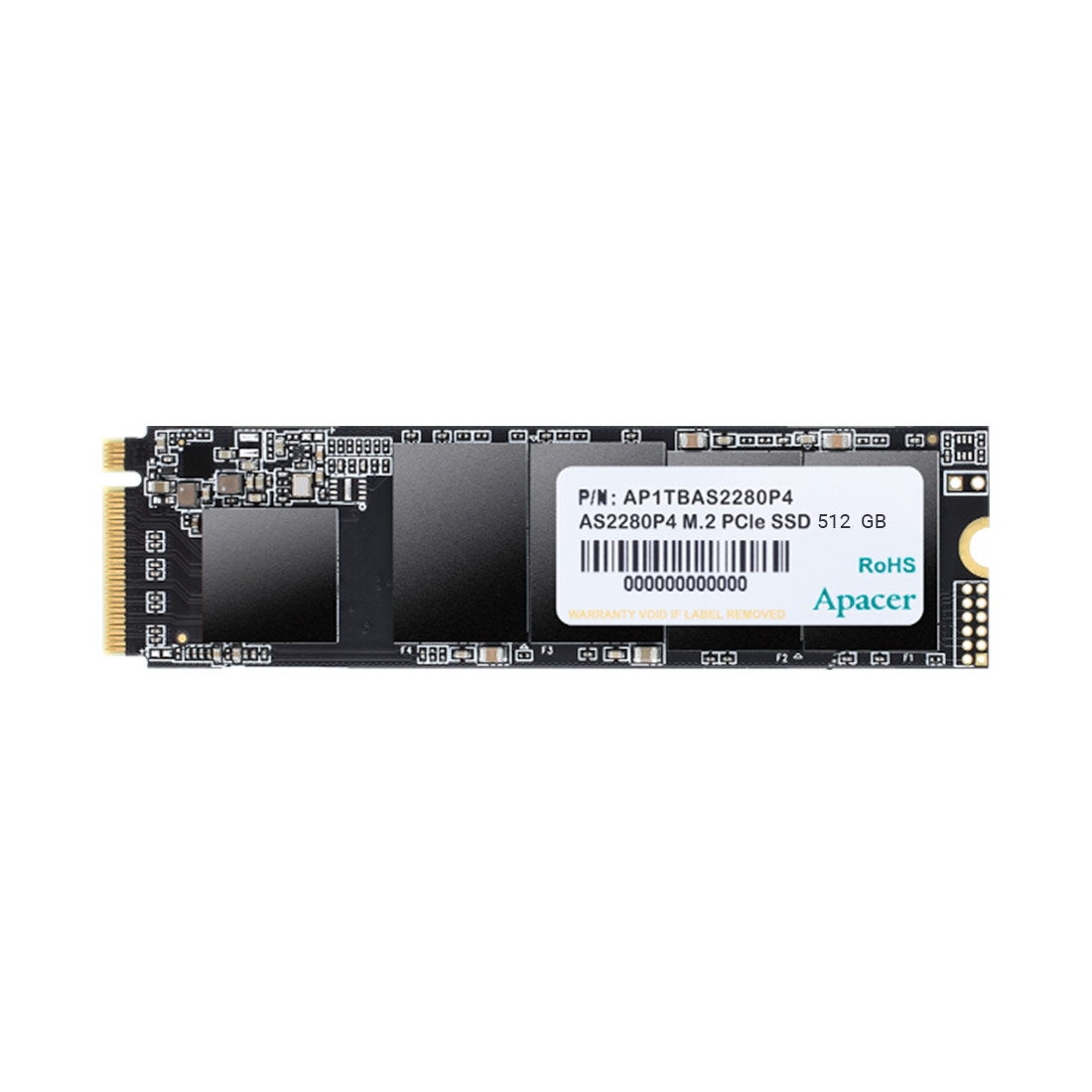 Твердотельный накопитель SSD Apacer AS2280P4 512GB M.2 PCIe (AP512GAS2280P4-1)