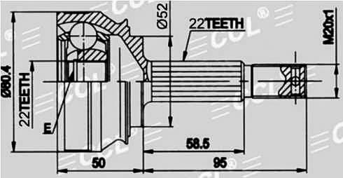 Купить Шрус Наружный Опель Вектра Б